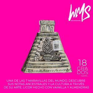 Licor Cabo Único Pirámide de Chichen-Itzá